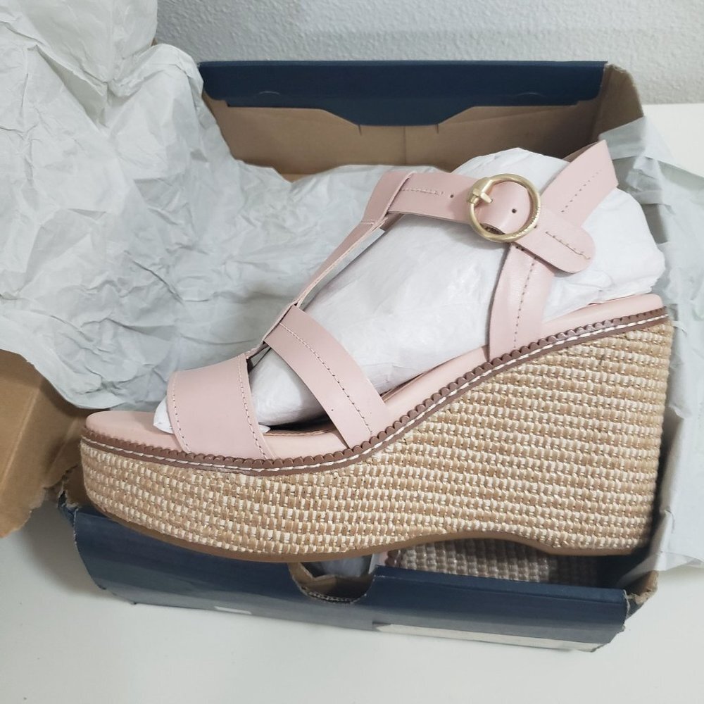 New Cole Haan Women's Cloudfeel All-Day Wedge Sandal in Peach Whip - Size 8.5 - Picture 5 of 8